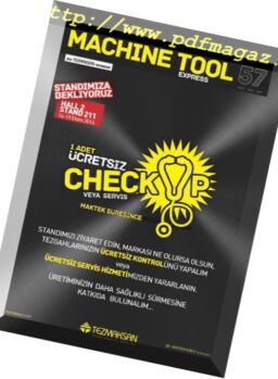 Machine Tool Express Dergisi – Ekim 2015
