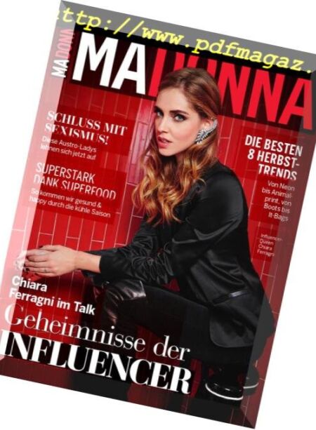 Madonna – 15 September 2018 Cover