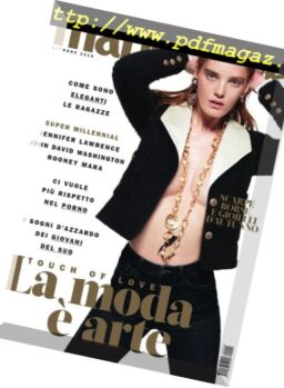 Marie Claire Italia – Ottobre 2018