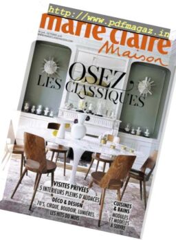Marie Claire Maison France – octobre 2018
