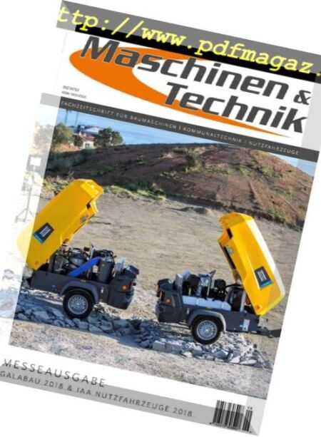 Maschinen & Technik – September 2018 Cover