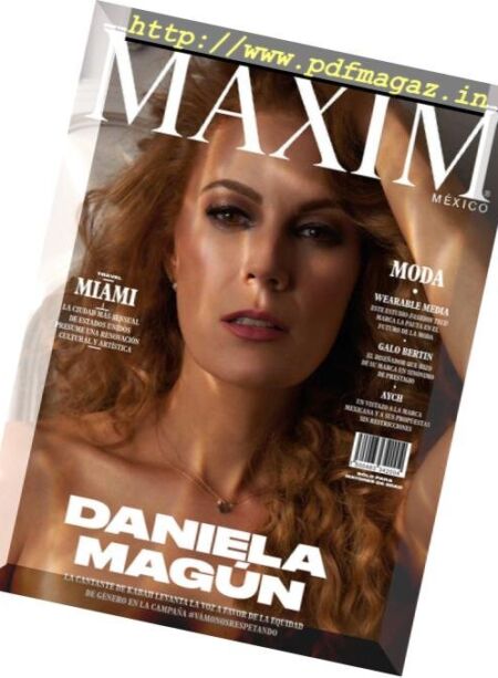Maxim Mexico – septiembre 2018 Cover