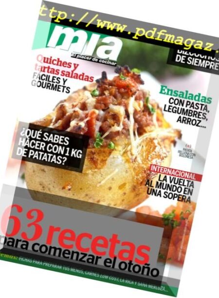 Mia Cocina – septiembre 2016 Cover