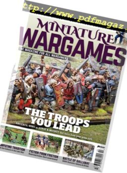 Miniature Wargames – October 2018