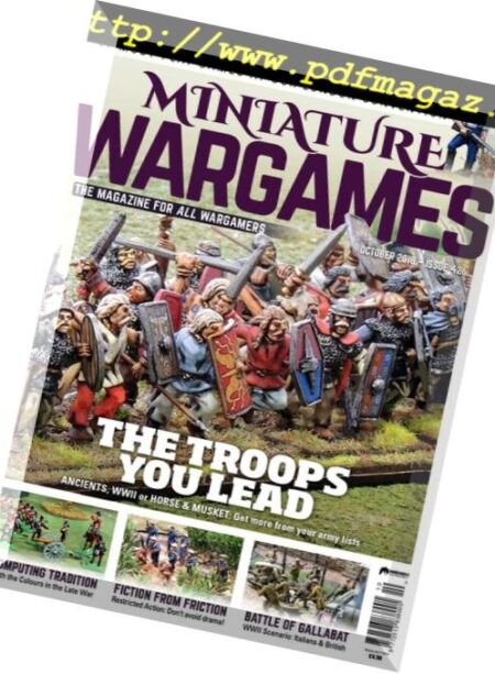 Miniature Wargames – October 2018 Cover