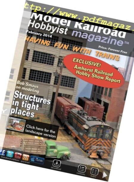 Model Railroad Hobbyist Magazine – February 2014P Cover