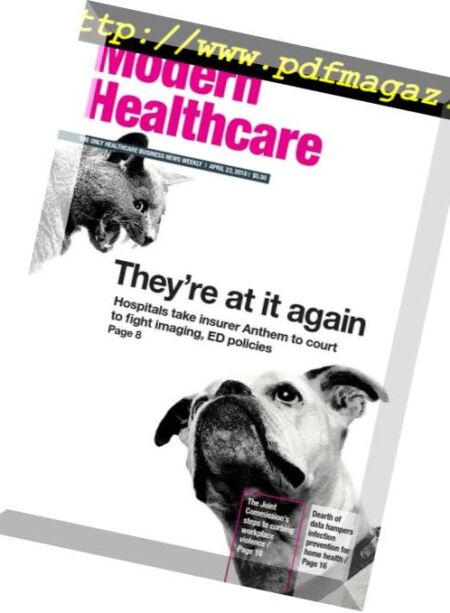 Modern Healthcare – April 23, 2018 Cover