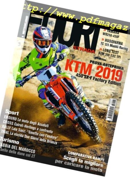Motociclismo Fuoristrada – Aprile 2018 Cover