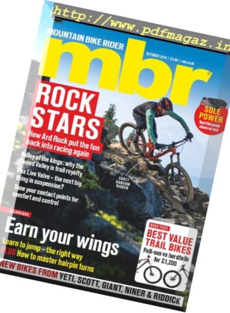 Mountain Bike Rider – October 2018 Cover