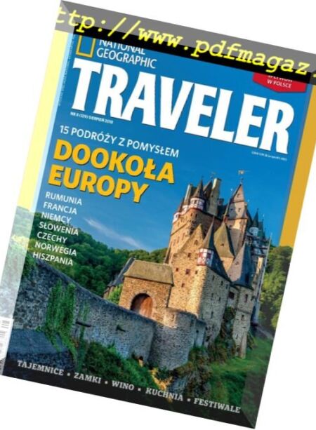 National Geographic Traveler Poland – Sierpien 2018 Cover