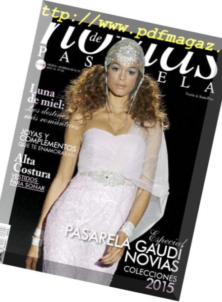 Novias de Pasarela – septiembre 2014 Cover