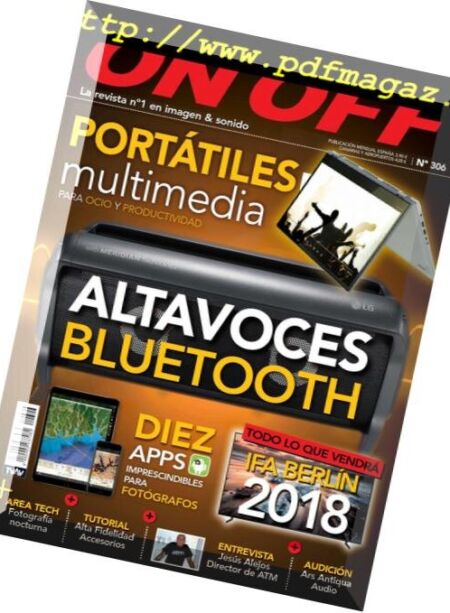 On Off Magazine – octubre 2018 Cover