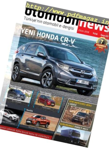 Otomobil News – Ekim 2018 Cover