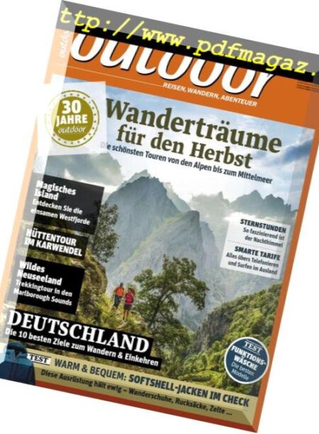 Outdoor – November 2018 Cover