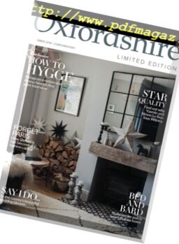 Oxfordshire Limited Edition – November 2018