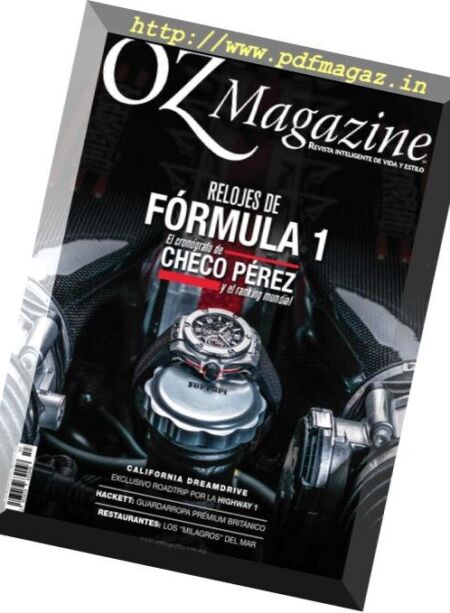 OZ Magazine – octubre 2018 Cover