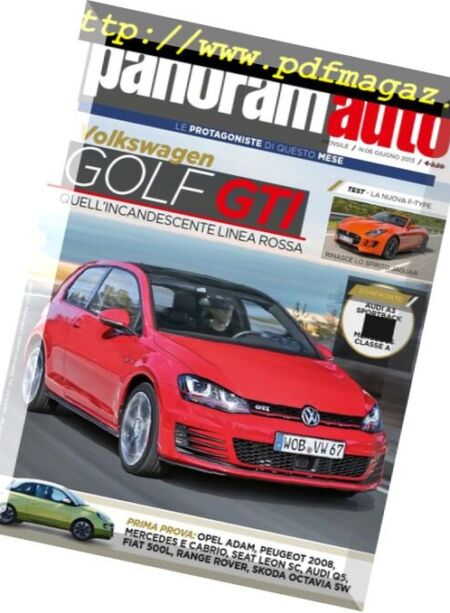 Panoramauto – Giugno 2013 Cover