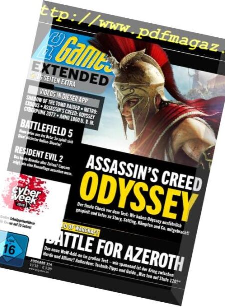 PC Games Germany – Oktober 2018 Cover