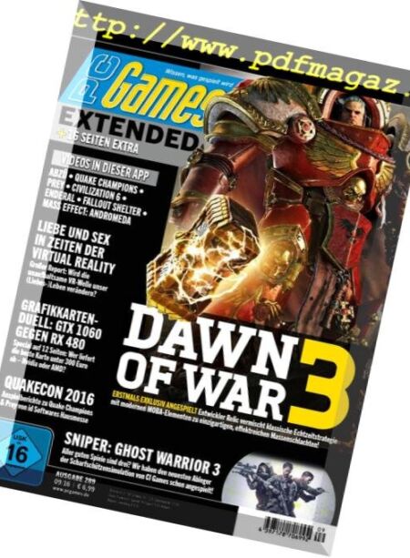 PC Games Germany – September 2016 Cover