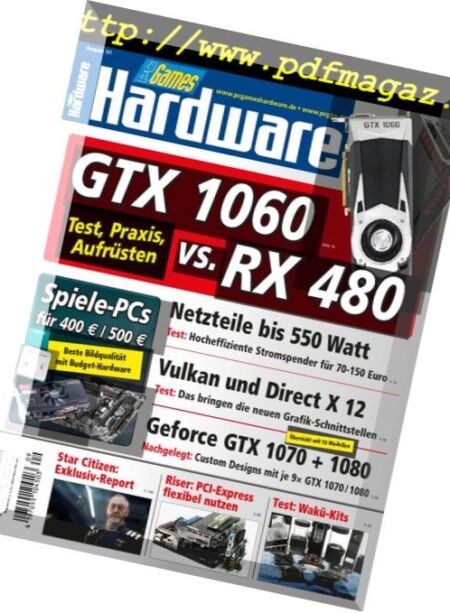 PC Games Hardware – September 2016 Cover