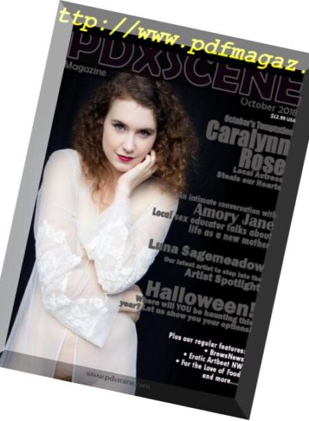 PDXScene Magazine – October 2018 Cover