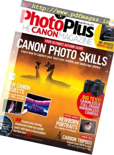 PhotoPlus The Canon Magazine – November 2018 Cover