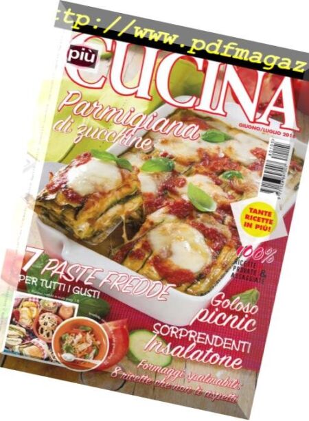 piuCUCINA – Giugno-Luglio 2018 Cover