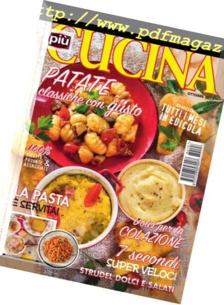 piuCUCINA – Ottobre 2018 Cover