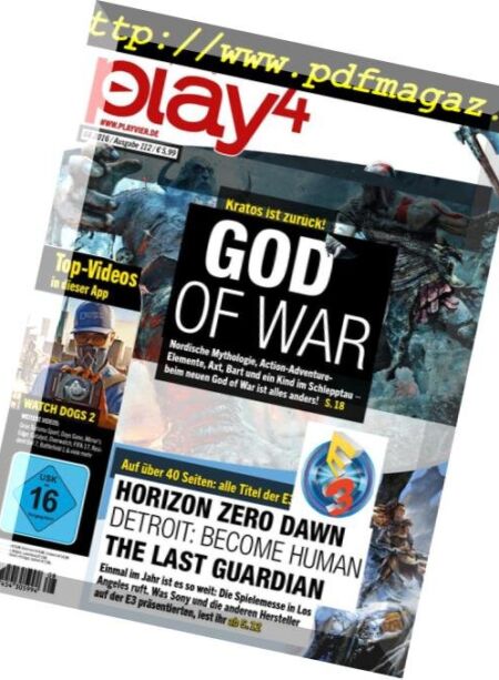 Play4 Germany – August 2016 Cover