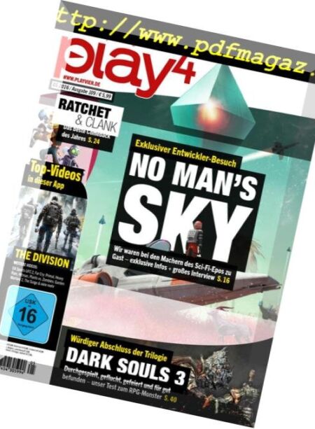 Play4 Germany – Mai 2016 Cover