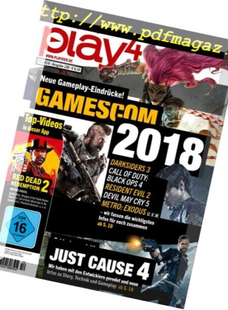 Play4 Germany – Oktober 2018 Cover