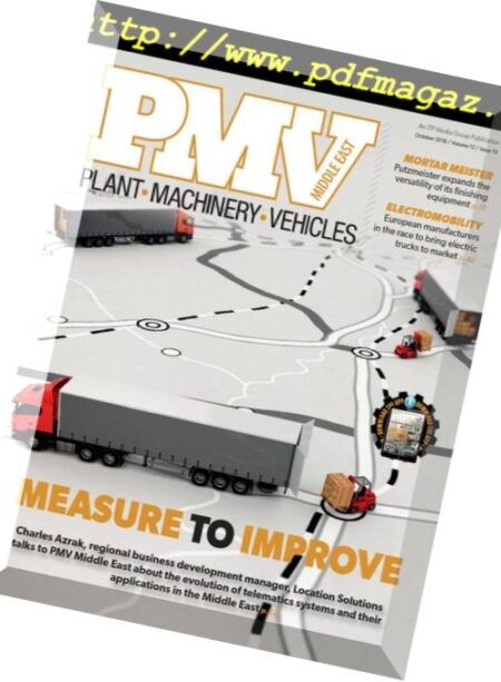 PMV Middle East – October 2018 Cover