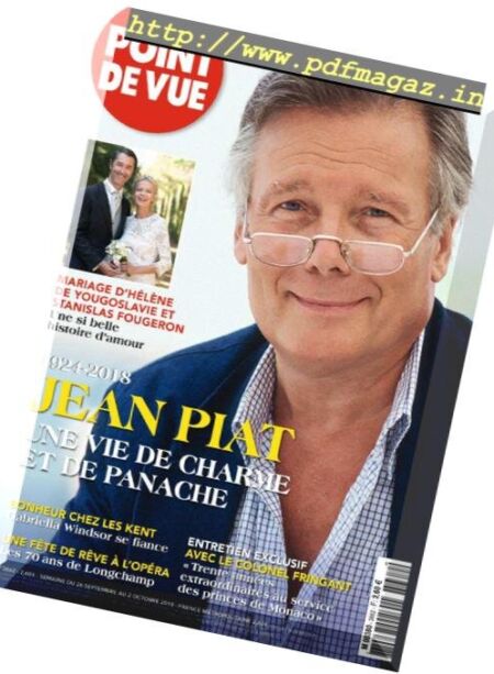 Point de Vue – 26 septembre 2018 Cover