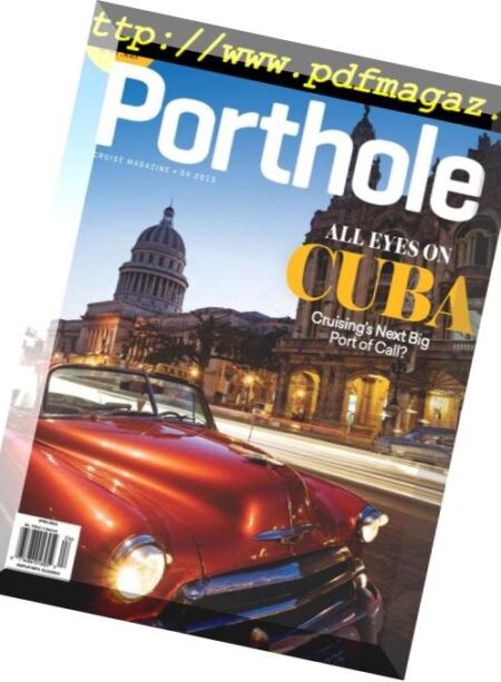 Porthole Cruise Magazine – March-April 2015 Cover