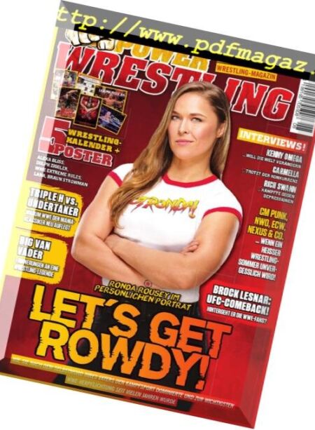 Power-Wrestling – August 2018 Cover