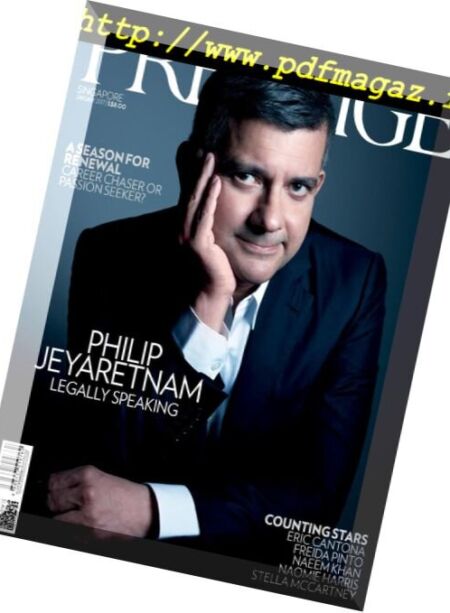 Prestige Singapore – January 2017 Cover
