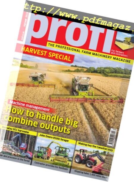Profi International – October 2018 Cover