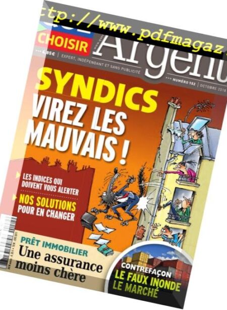 Que Choisir Hors-Serie Argent – Octobre 2018 Cover