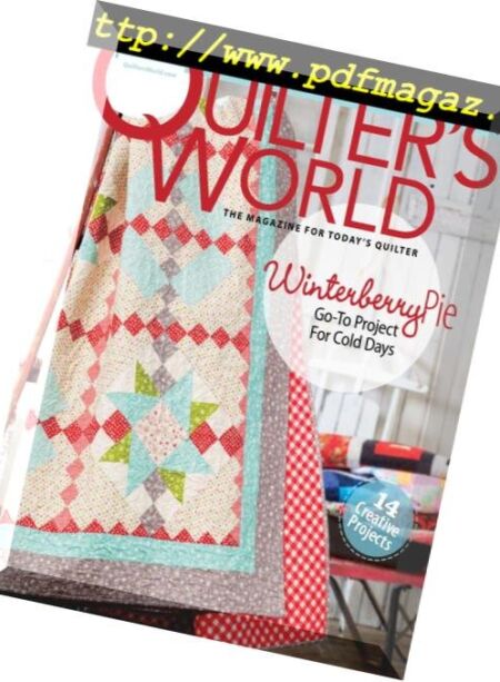 Quilter’s World – October 2016 Cover