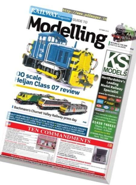 Railway Magazine – Guide to Modelling – October 2018 Cover