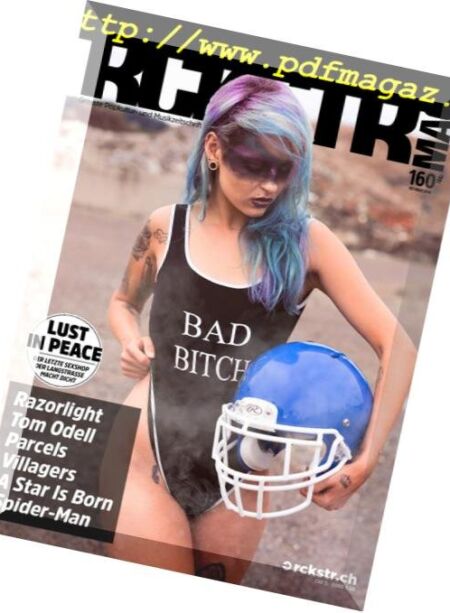 RCKSTR Magazine – Oktober 2018 Cover