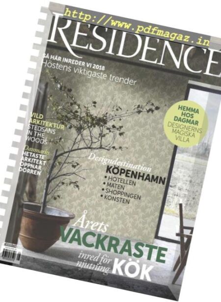 Residence – augusti 2018 Cover