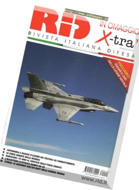Rivista Italiana Difesa – Ottobre 2018 Cover