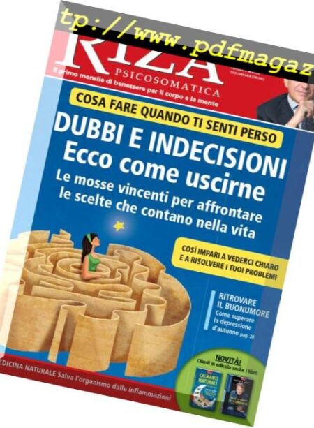Riza Psicosomatica – Ottobre 2018 Cover