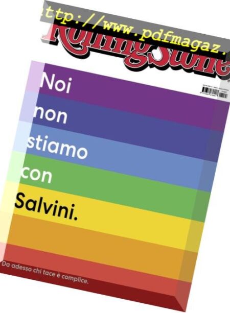 Rolling Stone Italia – Luglio 2018 Cover