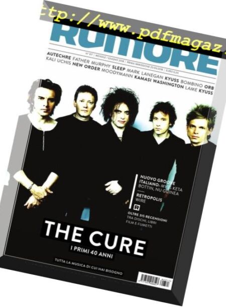 Rumore – Giugno 2018 Cover