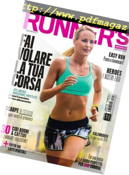 Runner’s World Italia – Febbraio 2018 Cover