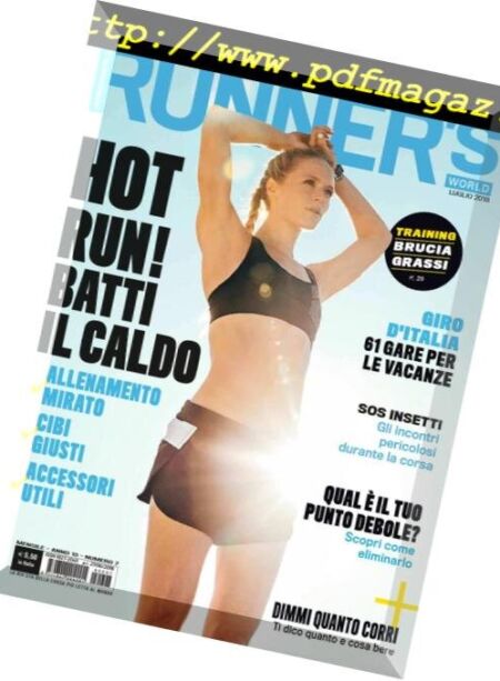 Runner’s World Italia – Luglio 2018 Cover