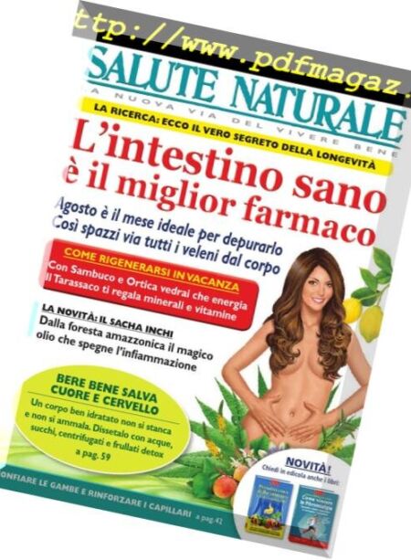 Salute Naturale – Agosto 2018 Cover