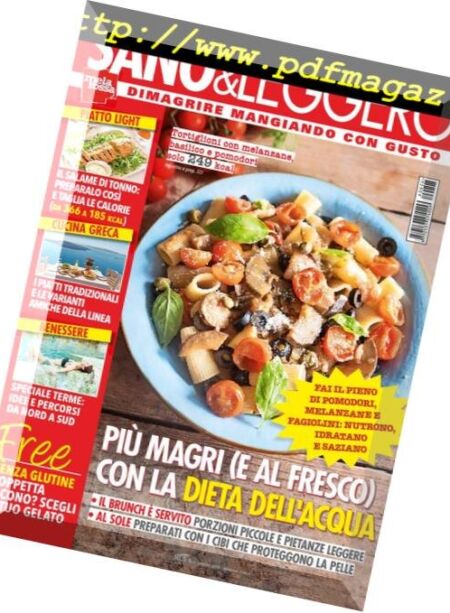 Sano & Leggero – Giugno 2018 Cover